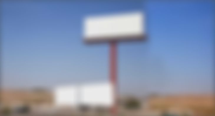 White billboard