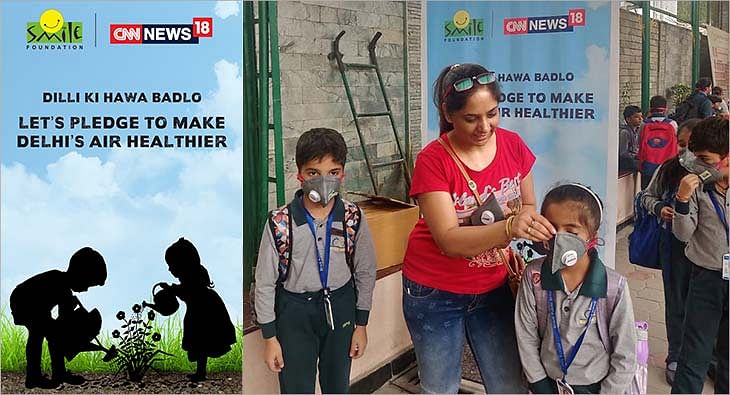 CNN-News18 & Smile Foundation #DilliKiHawaBadlo campaign?blur=25