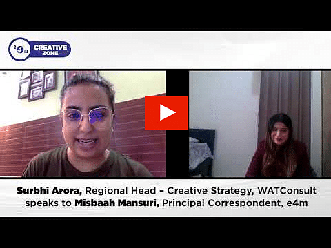 Creative Zone with Surbhi Arora, Regional Head – Creative Strategy, WATConsult?blur=25