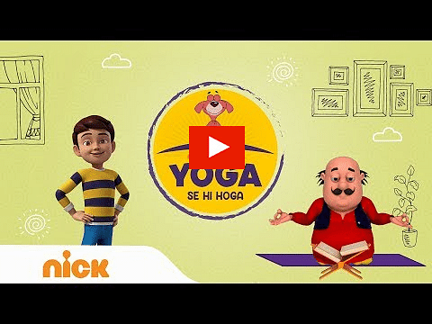 Nickelodeon celebrates International Yoga Day with Motu Patlu, Spongebob &  others - Exchange4media